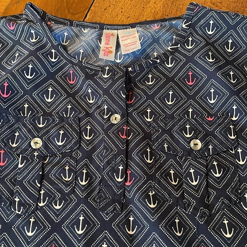JAPNA Kids Girls Nautical Tunic - size 10
